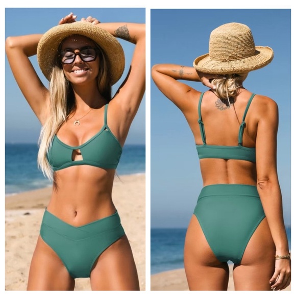 11 Piece New With Tags Cupshe Swim Bundle Size Medium - Picture 2 of 8